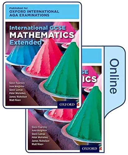 Imagen de archivo de International GCSE Mathematics Extended Level for Oxford International AQA Examinations: Print & Online Textbook Pack a la venta por Revaluation Books