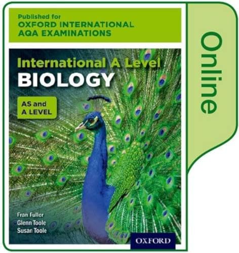 Stock image for Oxford International AQA Examinations: International A Level Biology: Online Textbook for sale by Brook Bookstore