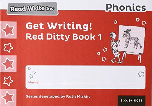 Imagen de archivo de Read Write Inc. Phonics: Get Writing! Red Ditty Book 1 Pack Of 10 a la venta por GreatBookPrices