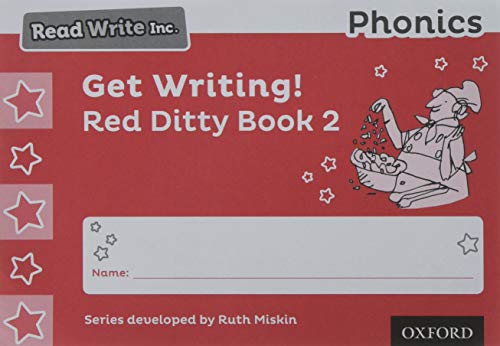 Imagen de archivo de Read Write Inc. Phonics: Get Writing! Red Ditty Book 2 Pack Of 10 a la venta por GreatBookPrices