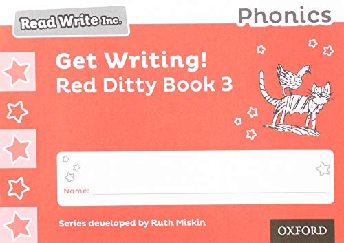 Imagen de archivo de Read Write Inc. Phonics: Get Writing! Red Ditty Book 3 Pack Of 10 a la venta por GreatBookPrices