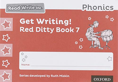 Imagen de archivo de Read Write Inc. Phonics: Get Writing! Red Ditty Book 7 Pack of 10 a la venta por Revaluation Books