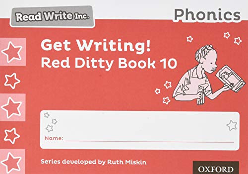 Imagen de archivo de Read Write Inc. Phonics: Get Writing! Red Ditty Book 10 Pack of 10 a la venta por THE SAINT BOOKSTORE