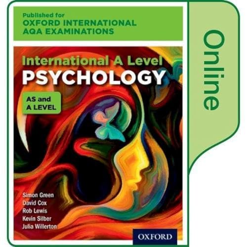 Stock image for International A Level Psychology for Oxford International AQA Examinations: Online Textbook for sale by Brook Bookstore