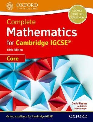 Beispielbild fr Complete Mathematics for Cambridge IGCSE. Student Book (Core) zum Verkauf von Blackwell's