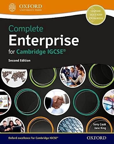 Imagen de archivo de Complete Enterprise for Cambridge IGCSE? (Complete Economics for Cambridge IGCSE and O Level) a la venta por PBShop.store UK