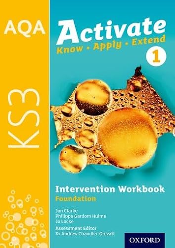 Stock image for AQA Activate for KS3: Intervention Workbook 1 (Foundation) for sale by AwesomeBooks