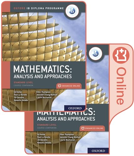 Stock image for Oxford IB Diploma Programme: IB Mathematics: analysis and approaches, Standard Level, Print and Enhanced Online Course Book Pack: Mathematics: . Course Companion (IB Maths Course Books) for sale by BrownBooks