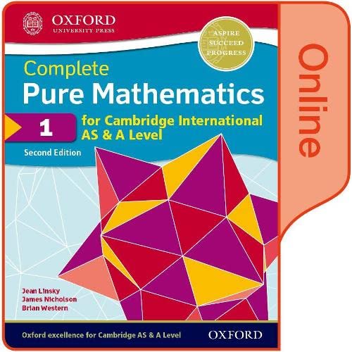 Stock image for Pure Mathematics 1 for Cambridge International AS A Level Online Student Book Oxford Mathematics for Cambridge International AS A Level for sale by PBShop.store UK