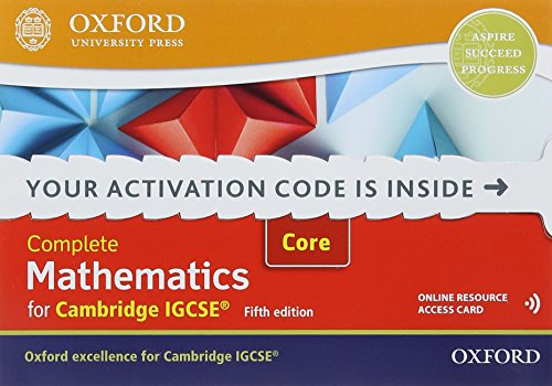 Stock image for Complete Mathematics for Cambridge IGCSE Student Book (Core): Online Student Book for sale by Revaluation Books