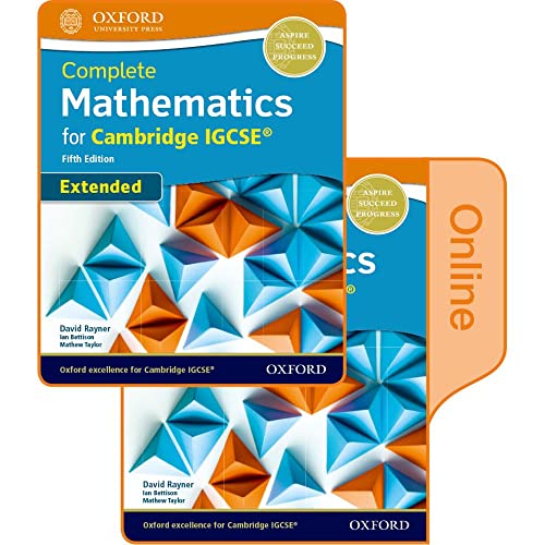 Stock image for Complete Mathematics for Cambridge IGCSE Student Book (Extended): Print & Online Student Book Pack for sale by Revaluation Books