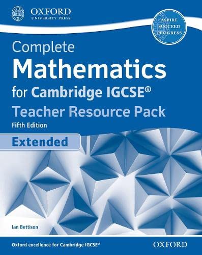 Beispielbild fr Complete Mathematics for Cambridge IGCSE. Teacher Resource Pack (Extended) zum Verkauf von Blackwell's