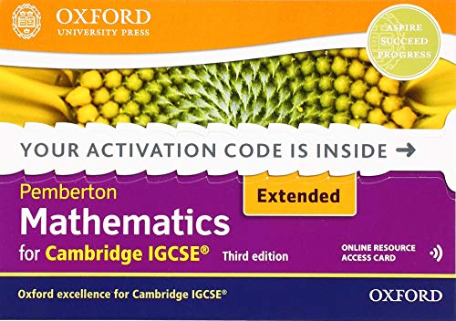 Imagen de archivo de Pemberton Mathematics for Cambridge IGCSE (R): Online Student Book a la venta por Brook Bookstore