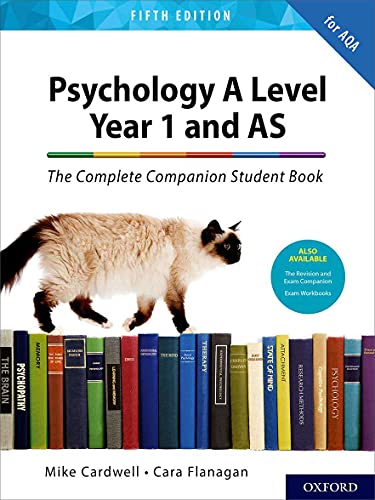 Stock image for The Complete Companions for AQA A Level Psychology 5th Edition: 16-18: The Complete Companions: A Level Year 1 and AS Psychology Student Book 5th Edition for sale by Greener Books