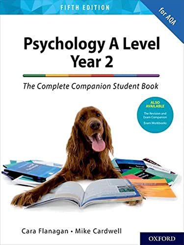 Stock image for The Complete Companions for AQA A Level Psychology 5th Edition: 16-18: The Complete Companions: A Level Year 2 Psychology Student Book 5th Edition for sale by Reuseabook