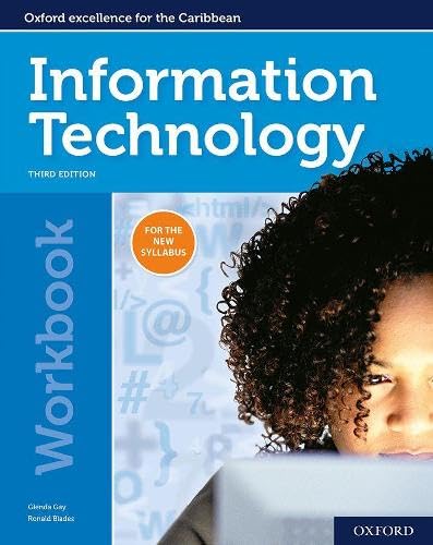 9780198437208: Oxford Information Technology for CSEC Workbook: Third edition - AbeBooks - Gay, Glenda; Blades, Ronald: 019843720X