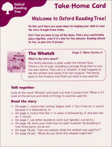 Oxford Reading Tree: Stage 5: More Storybooks: Take-home Cards A (9780198452003) by Page, Thelma