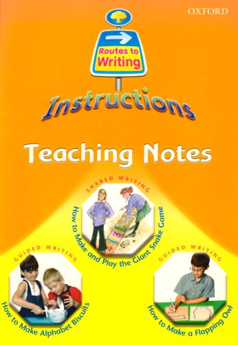 Oxford Reading Tree: Oxford Reading Tree: Year 1: Routes to Writing: Instructions: Pack of 6 (9780198453109) by Amanda George