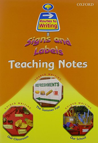 Oxford Reading Tree: Oxford Reading Tree: Year 1: Routes to Writing: Signs and Labels: Pack of 6 (9780198453116) by Amanda George