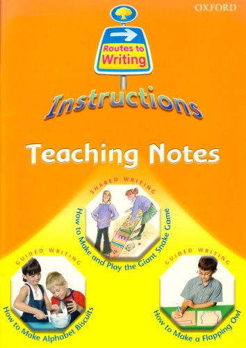 9780198453192: Oxford Reading Tree: Year 1: Routes to Writing: Instructions Teaching Notes