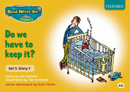 Stock image for Read Write Inc. Phonics: Yellow Set 5 Storybooks: Do We Have to Keep It? for sale by MusicMagpie