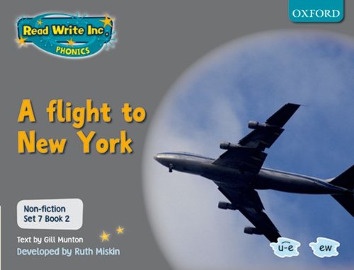 Stock image for Read Write Inc. Phonics: Non-fiction Set 7 (Grey): A flight to New York - Book 2 for sale by WorldofBooks