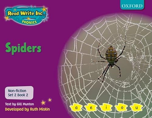 Read Write Inc. Phonics: Non-fiction Set 2 (Purple): Spiders (9780198469117) by Munton, Gill; Miskin, Ruth