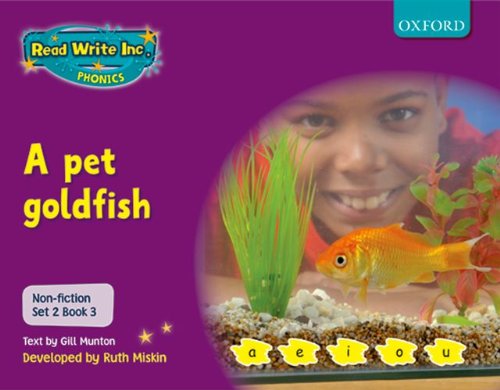 Beispielbild fr Read Write Inc. Phonics: Non-fiction Set 2 (Purple): A pet goldfish zum Verkauf von WorldofBooks