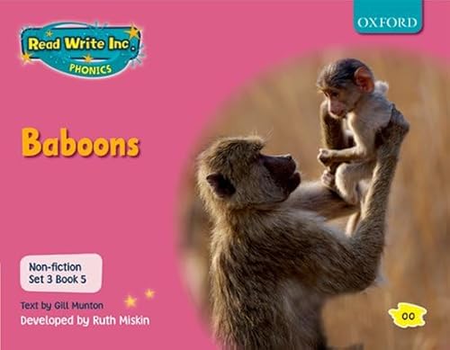 Imagen de archivo de Read Write Inc. Phonics: Non-fiction Set 3 (Pink): Baboons a la venta por WorldofBooks