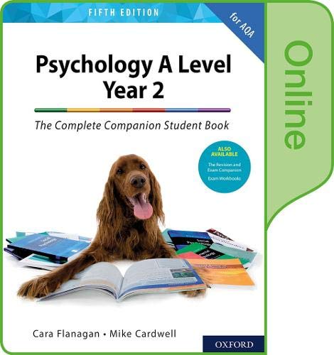 Beispielbild fr Psychology A Level Year 2: The Complete Companion Student Book for AQA (Complete Companions Fifth Edition for AQA) zum Verkauf von Monster Bookshop