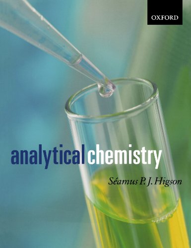 Imagen de archivo de Analytical Chemistry a la venta por SecondSale