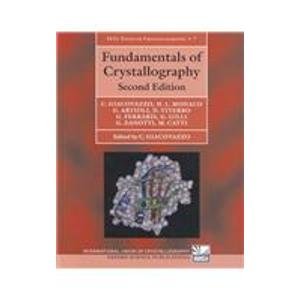 Imagen de archivo de Fundamentals of Crystallography a la venta por Books From California