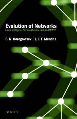 Beispielbild fr Evolution of Networks: From Biological Nets to the Internet and WWW zum Verkauf von Anybook.com