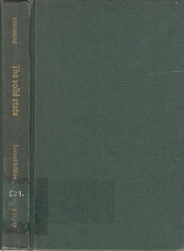 9780198518440: Solid State: Introduction to the Physics of Crystals for Students of Physics, Materials Science and Engineering
