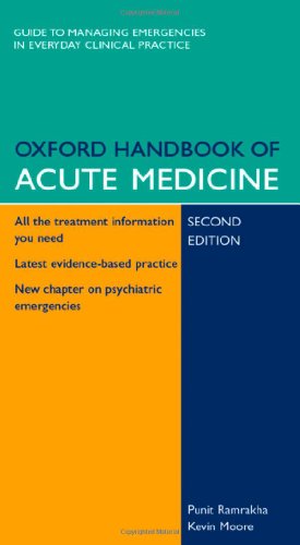 Beispielbild fr Oxford Handbook of Acute Medicine zum Verkauf von Better World Books