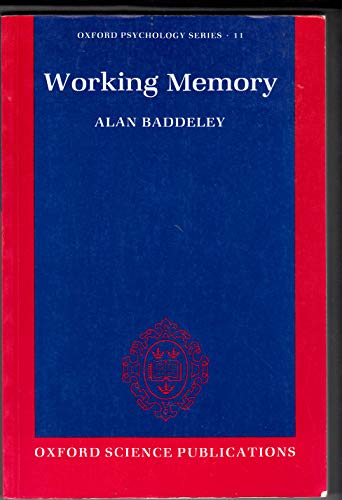 Imagen de archivo de Working Memory (Oxford Psychology Series, 11) a la venta por HPB-Red