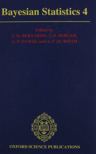 Imagen de archivo de Bayesian Statistics 4 : Proceedings of the Fourth Valencia International Meeting a la venta por Better World Books Ltd