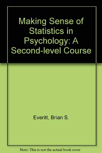 Beispielbild fr Making Sense of Statistics in Psychology: A Second-Level Course zum Verkauf von Buchpark