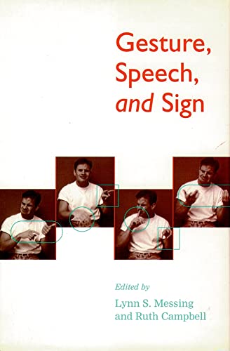 Stock image for Gesture, Speech, and Sign for sale by St Philip's Books, P.B.F.A., B.A.