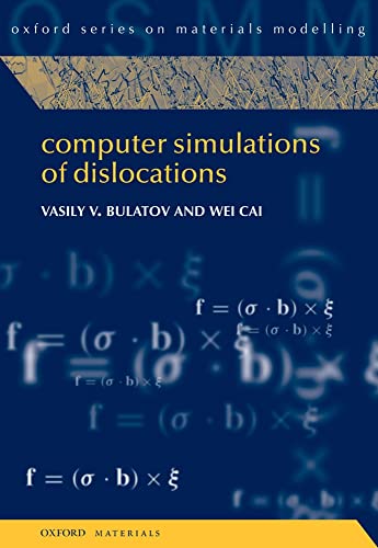 9780198526148: Computer Simulations of Dislocations