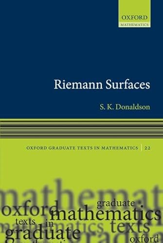 9780198526391: Riemann Surfaces (Oxford Graduate Texts in Mathematics)