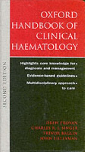 Stock image for Oxford Handbook of Clinical Haematology for sale by Better World Books Ltd