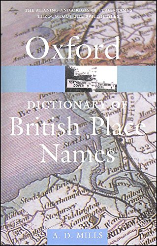 Stock image for A Dictionary of British Place-Names (Oxford Paperback Reference) for sale by AwesomeBooks