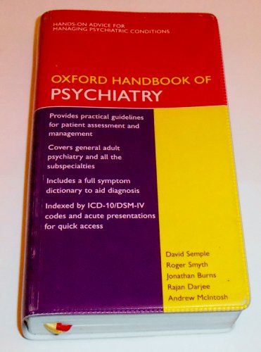 Stock image for Oxford Handbook of Psychiatry (Oxford Handbooks Series) for sale by Prometei Books