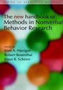 Imagen de archivo de The New Handbook of Methods in Nonverbal Behavior Research a la venta por Better World Books Ltd