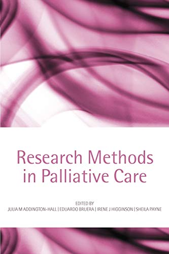 Stock image for Research Methods in Palliative Care for sale by Ergodebooks