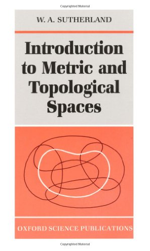 9780198531616: Introduction to Metric and Topological Space