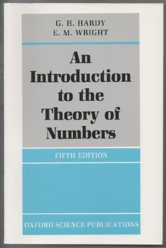 9780198531715: An Introduction to the Theory of Numbers: 5th edition