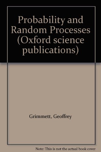 9780198531852: Probability and Random Processes