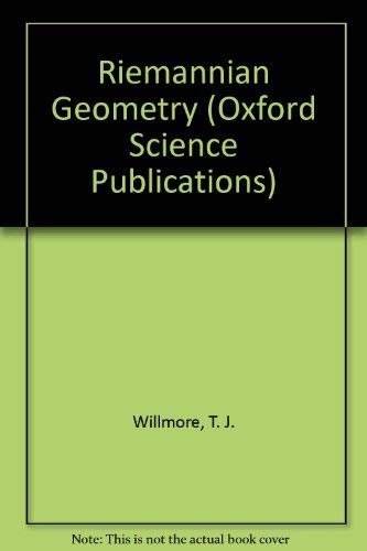 9780198532538: Riemannian Geometry